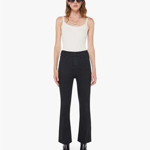 MOTHER Hustler Ankle Fray, Size 29, Color Not Guilty (black)